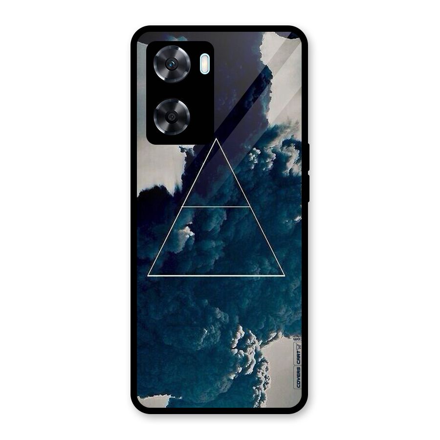 Blue Hue Smoke Glass Back Case for Oppo A77