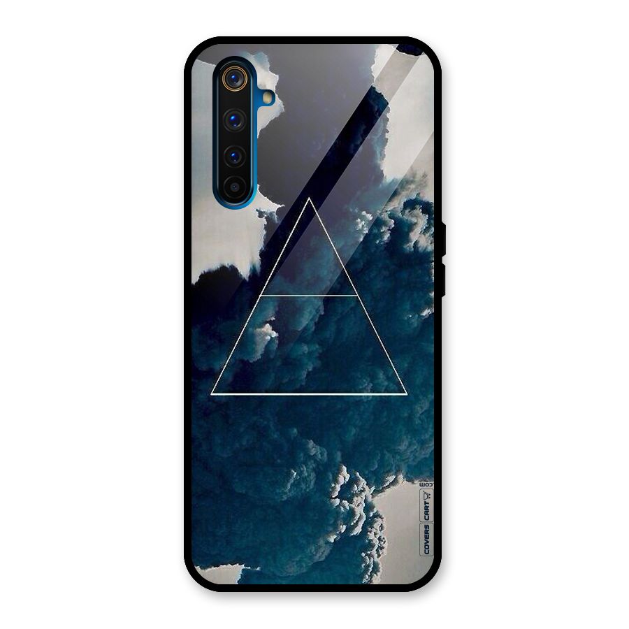 Blue Hue Smoke Glass Back Case for Realme 6 Pro