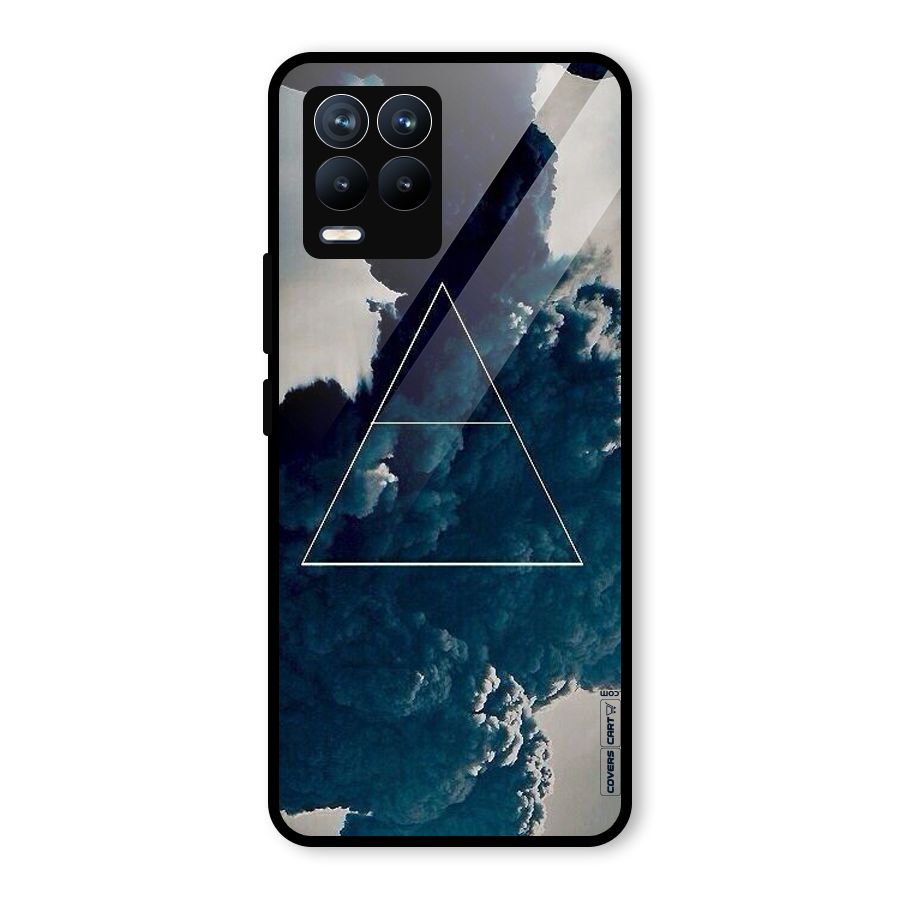 Blue Hue Smoke Glass Back Case for Realme 8 Pro