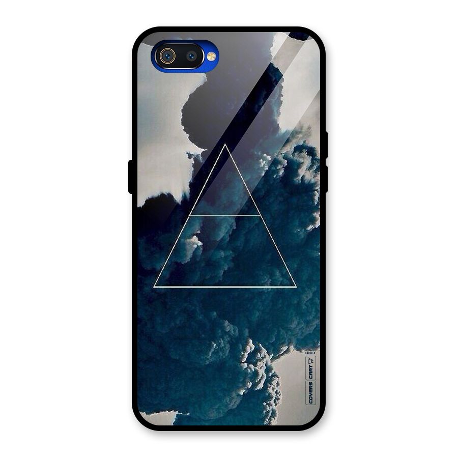 Blue Hue Smoke Glass Back Case for Realme C2