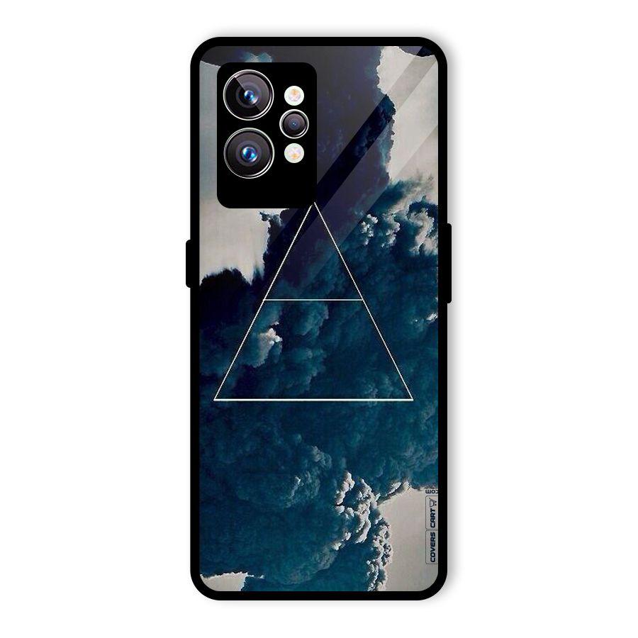 Blue Hue Smoke Glass Back Case for Realme GT2 Pro