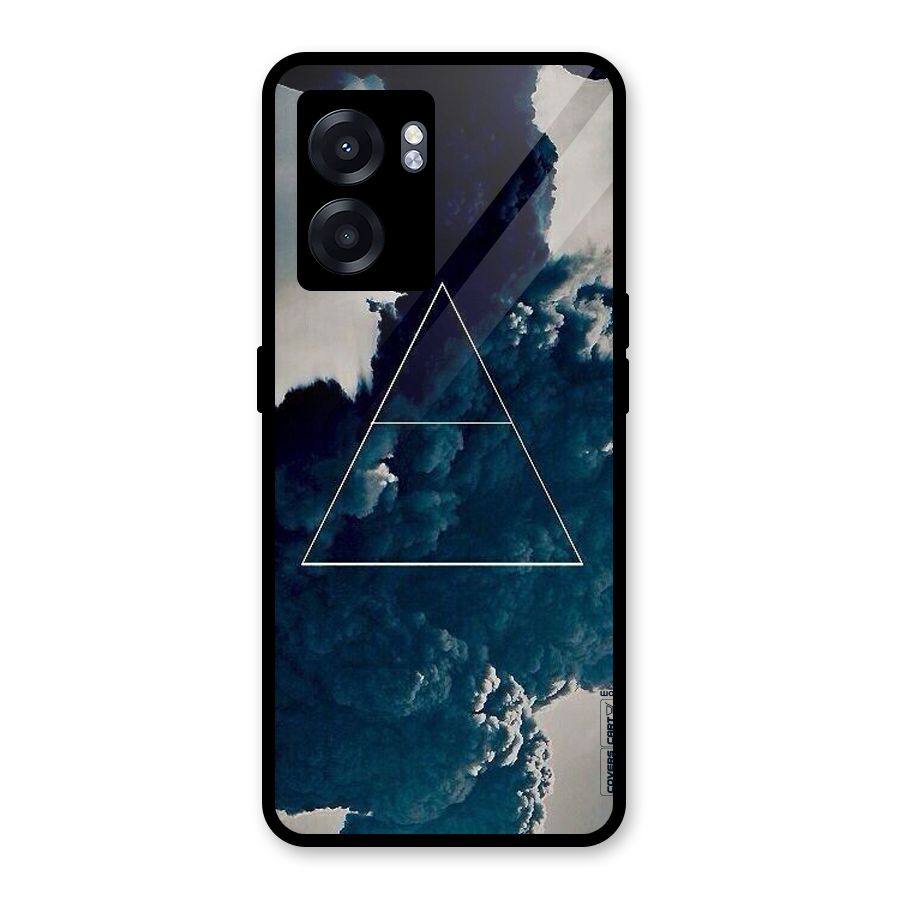 Blue Hue Smoke Glass Back Case for Realme Narzo 50 5G