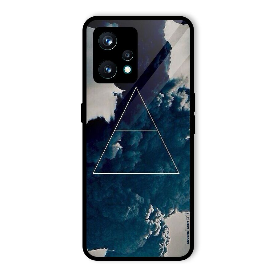 Blue Hue Smoke Glass Back Case for Realme Narzo 50 Pro