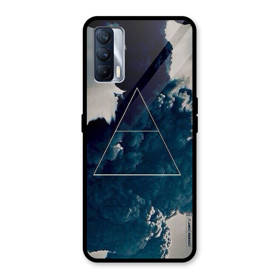 Blue Hue Smoke Glass Back Case for Realme X7
