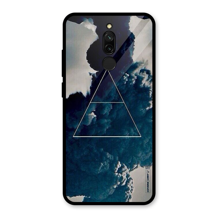 Blue Hue Smoke Glass Back Case for Redmi 8