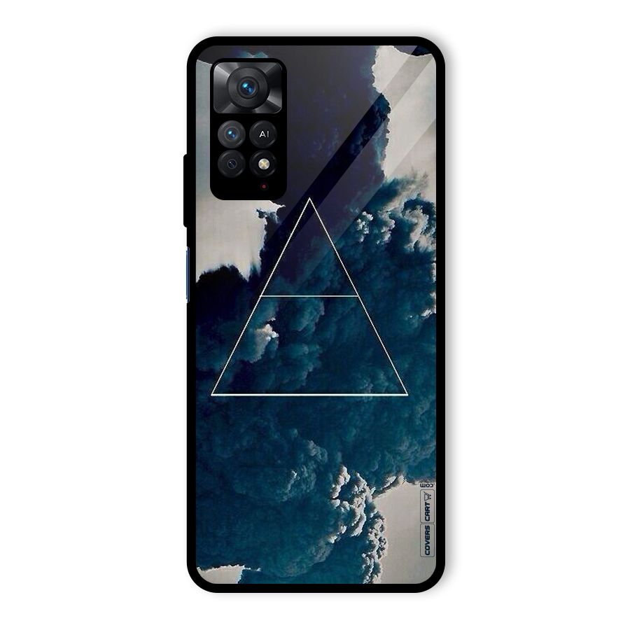 Blue Hue Smoke Glass Back Case for Redmi Note 11 Pro Plus 5G