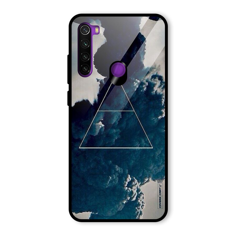 Blue Hue Smoke Glass Back Case for Redmi Note 8