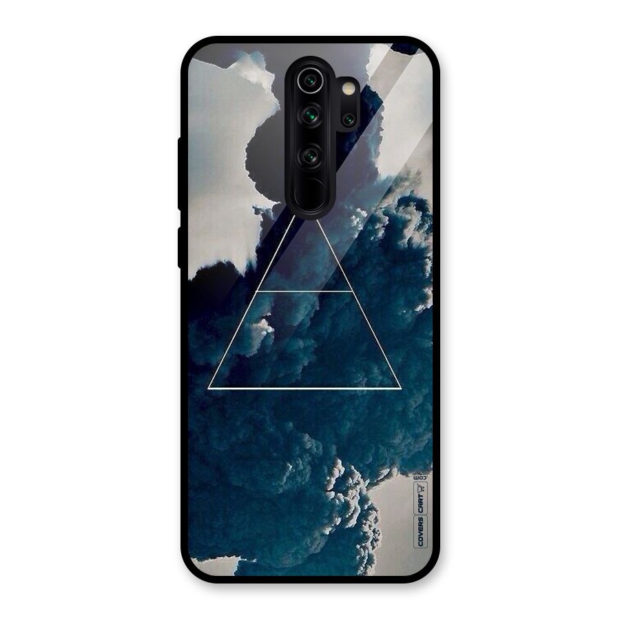 Blue Hue Smoke Glass Back Case for Redmi Note 8 Pro