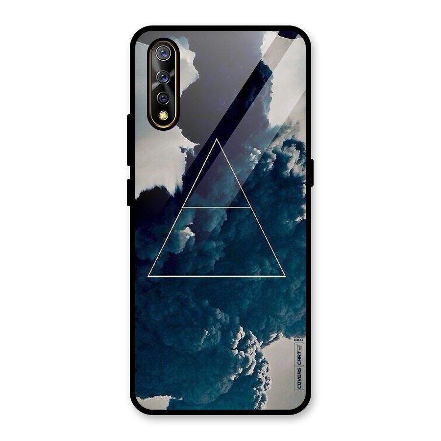 Blue Hue Smoke Glass Back Case for Vivo S1