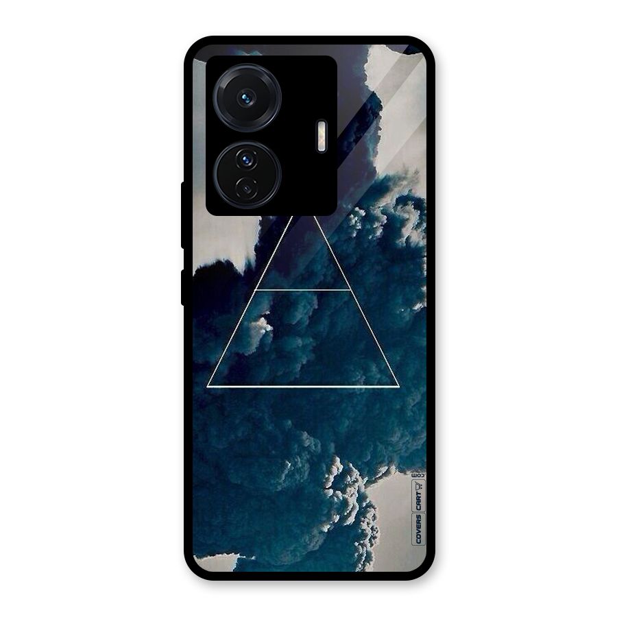 Blue Hue Smoke Glass Back Case for Vivo T1 Pro