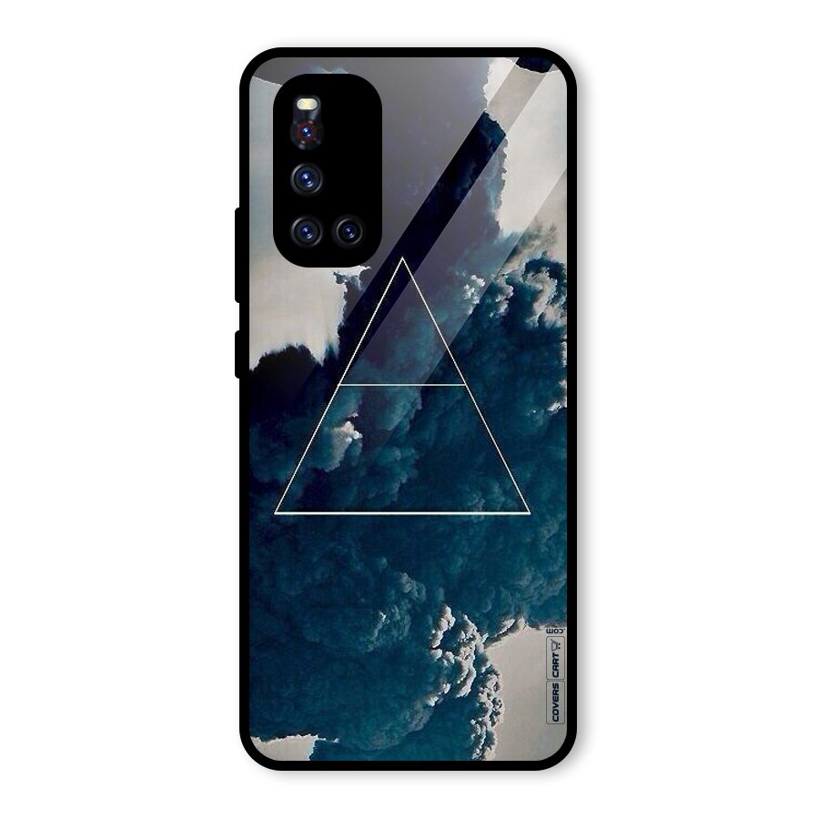 Blue Hue Smoke Glass Back Case for Vivo V19