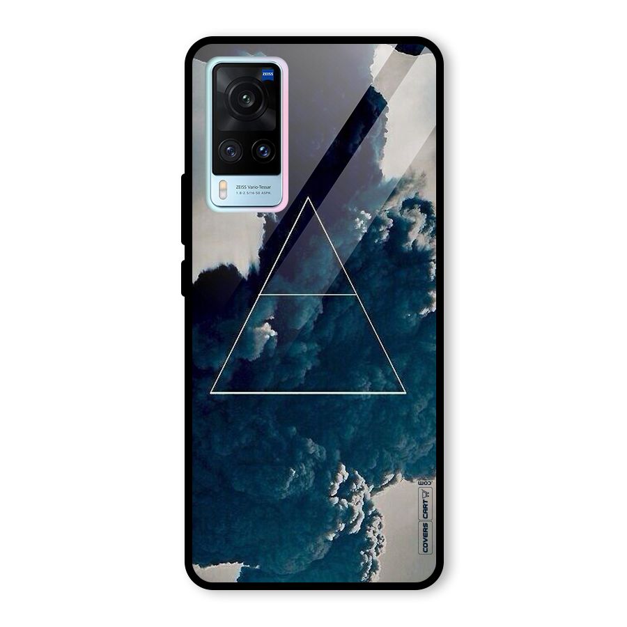 Blue Hue Smoke Glass Back Case for Vivo X60