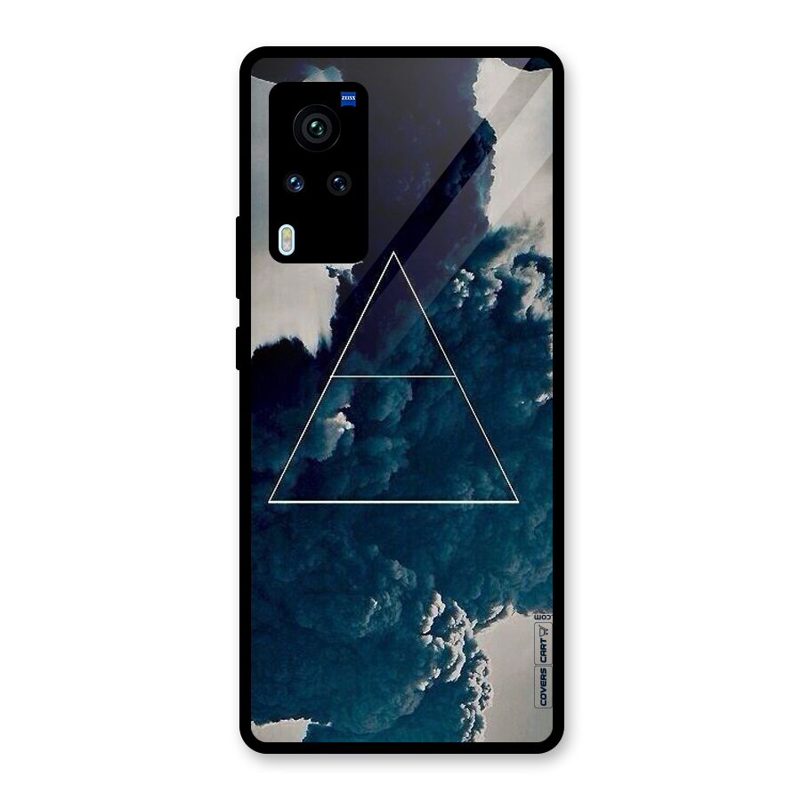 Blue Hue Smoke Glass Back Case for Vivo X60 Pro