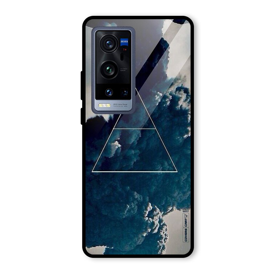 Blue Hue Smoke Glass Back Case for Vivo X60 Pro Plus