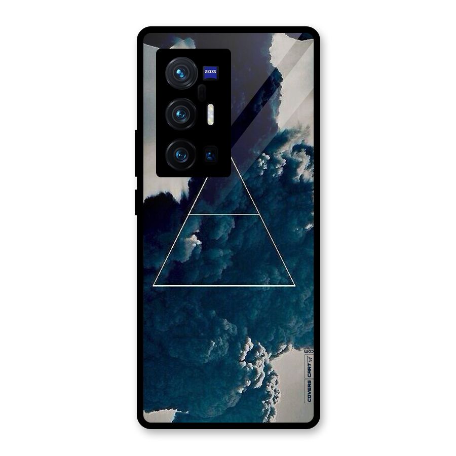 Blue Hue Smoke Glass Back Case for Vivo X70 Pro Plus