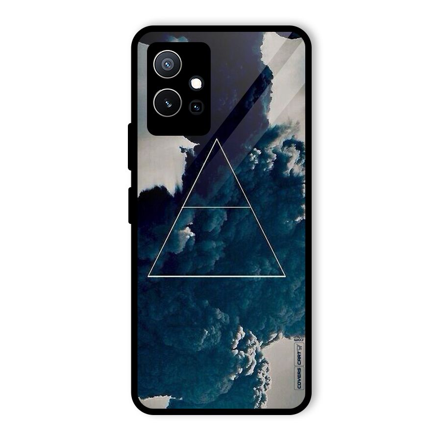Blue Hue Smoke Glass Back Case for Vivo Y75 5G