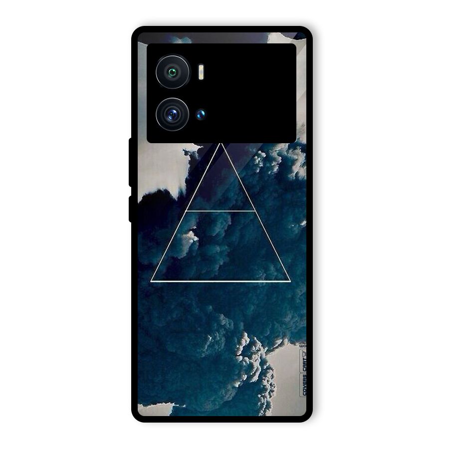 Blue Hue Smoke Glass Back Case for Vivo iQOO 9 Pro