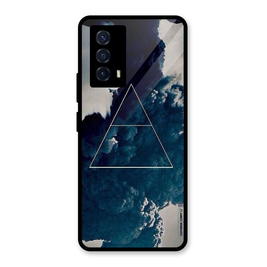 Blue Hue Smoke Glass Back Case for Vivo iQOO Z5