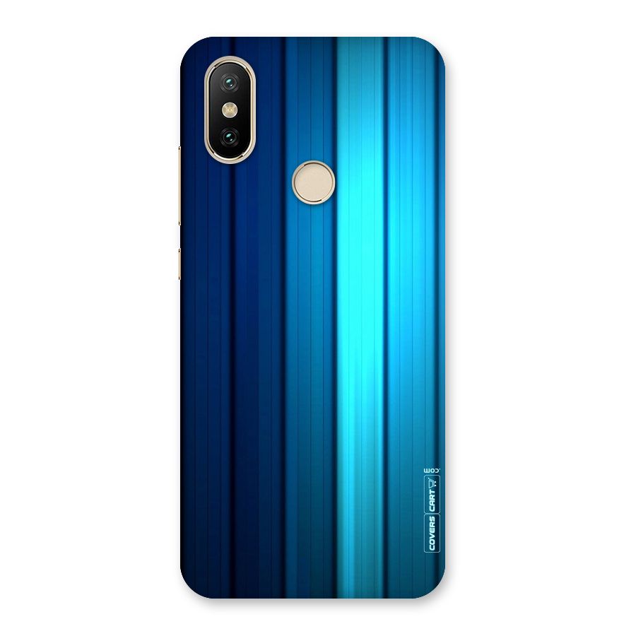Blue Hues Back Case for Mi A2