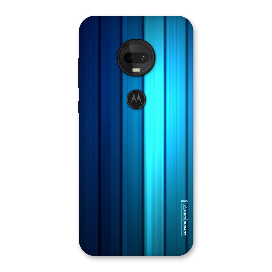 Blue Hues Back Case for Moto G7