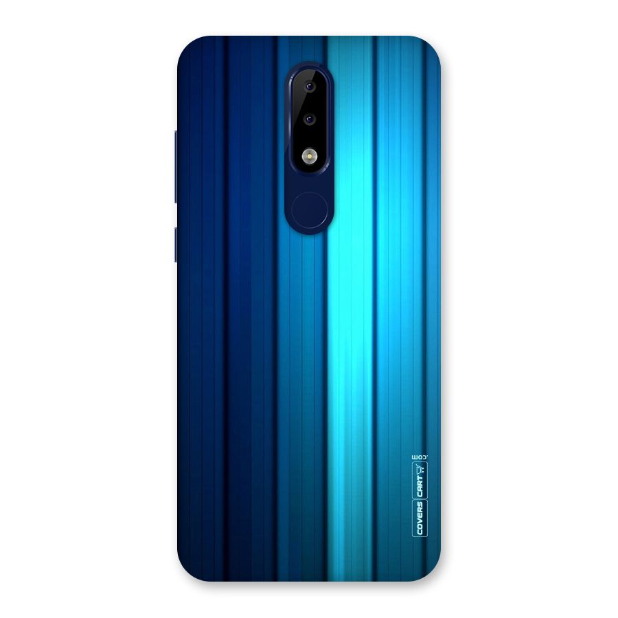 Blue Hues Back Case for Nokia 5.1 Plus