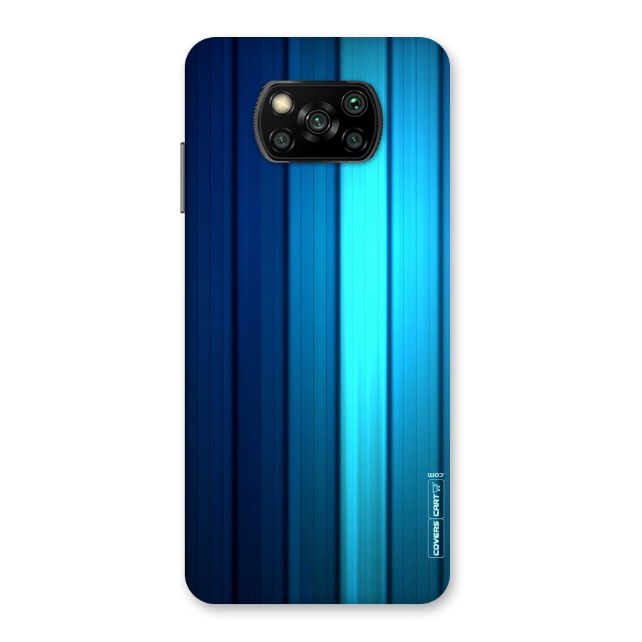 Blue Hues Back Case for Poco X3