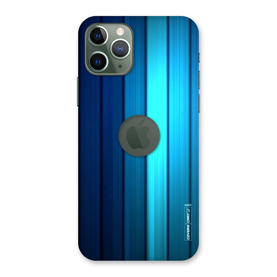 Blue Hues Back Case for iPhone 11 Pro Logo  Cut