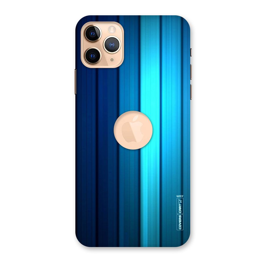 Blue Hues Back Case for iPhone 11 Pro Max Logo Cut