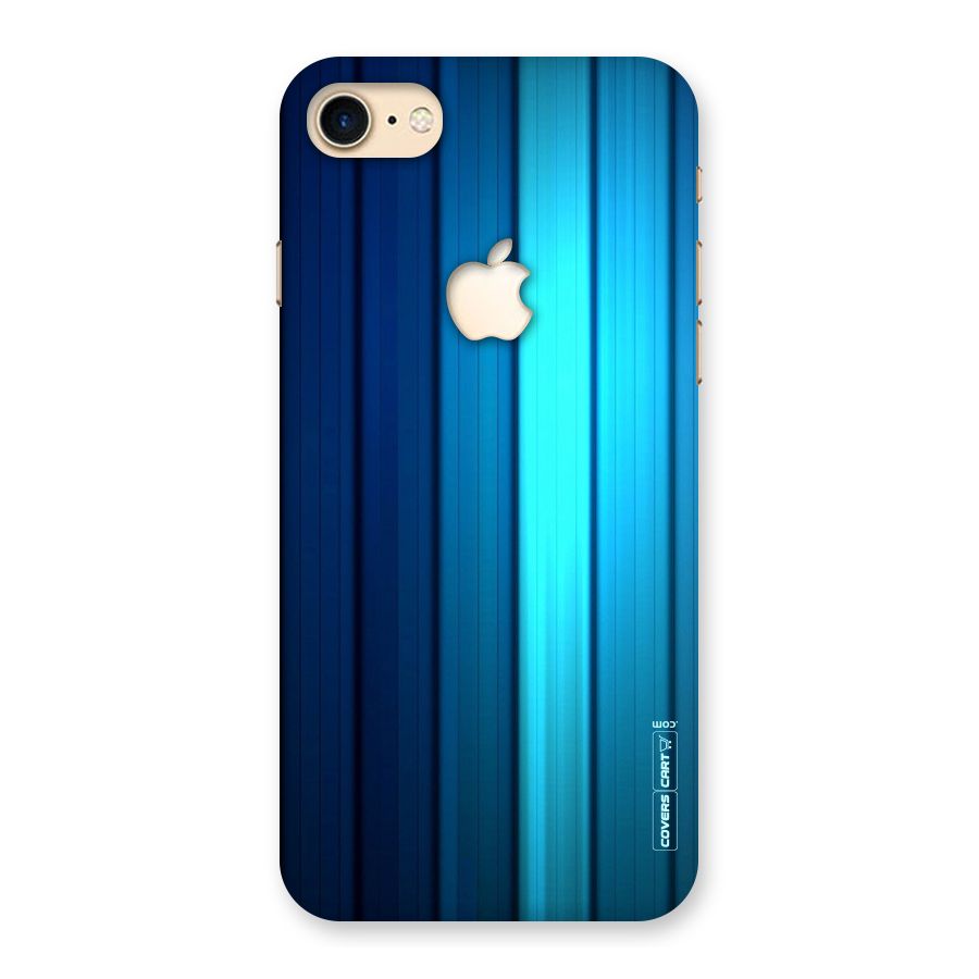 Blue Hues Back Case for iPhone 7 Apple Cut