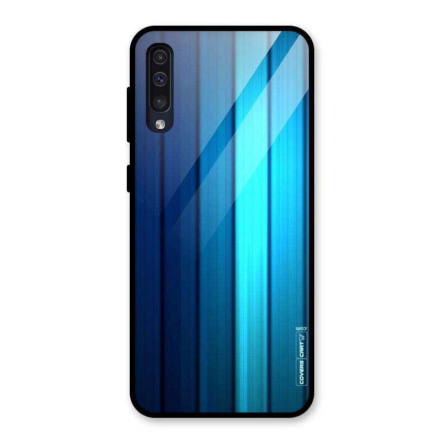 Blue Hues Glass Back Case for Galaxy A50