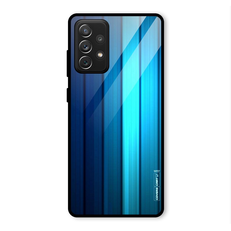 Blue Hues Glass Back Case for Galaxy A72