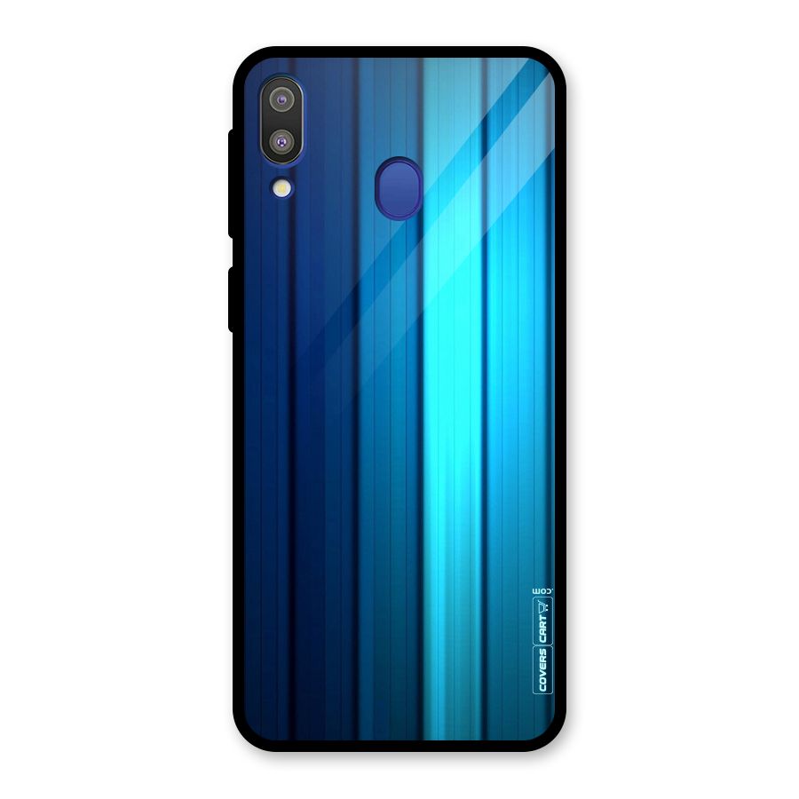 Blue Hues Glass Back Case for Galaxy M20