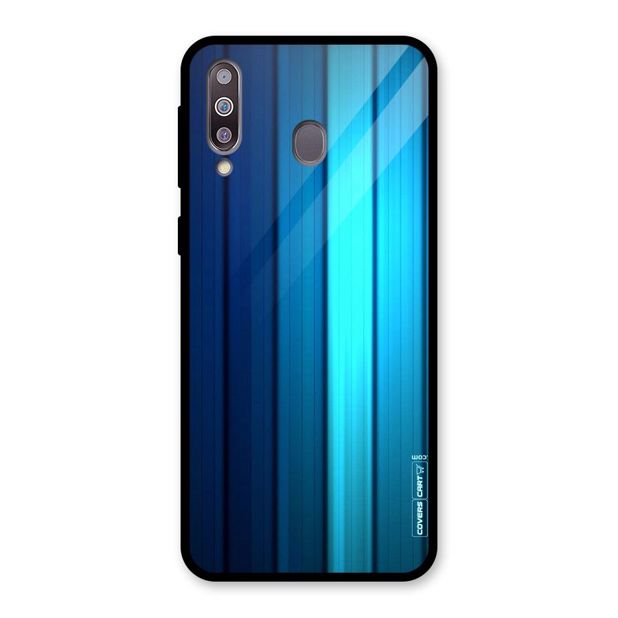 Blue Hues Glass Back Case for Galaxy M30