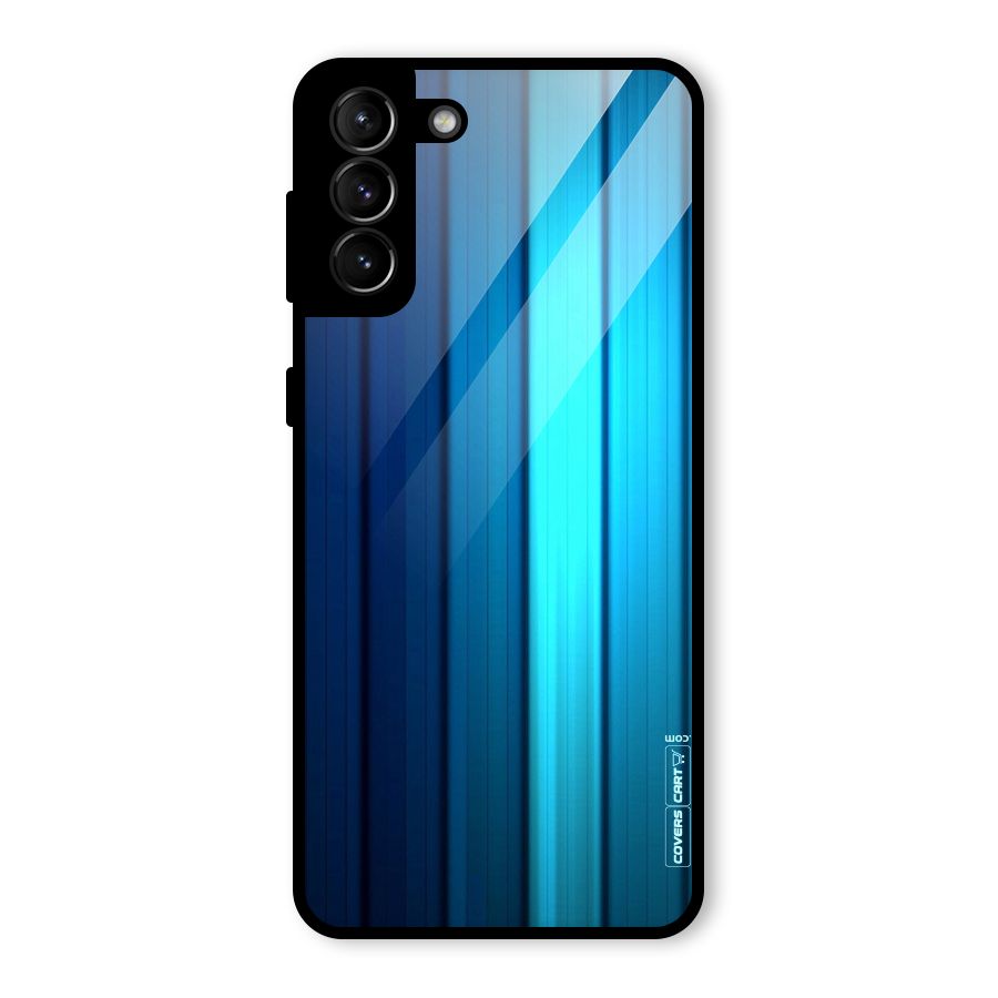 Blue Hues Glass Back Case for Galaxy S21 Plus