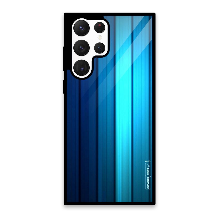 Blue Hues Glass Back Case for Galaxy S22 Ultra 5G
