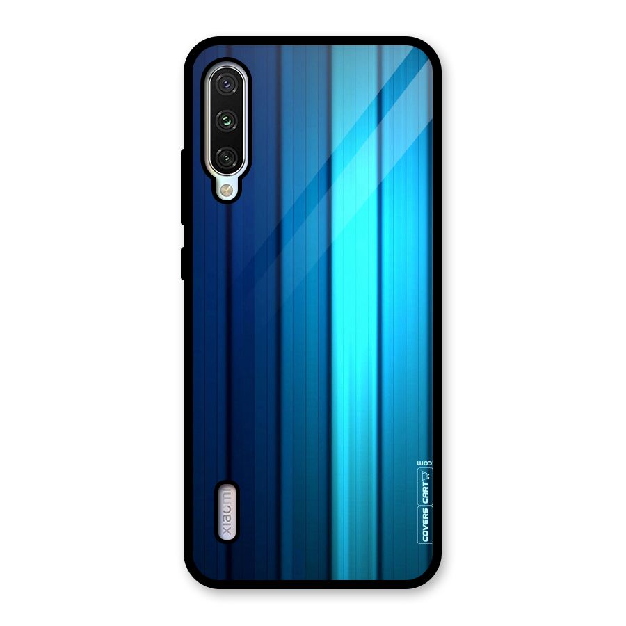 Blue Hues Glass Back Case for Mi A3
