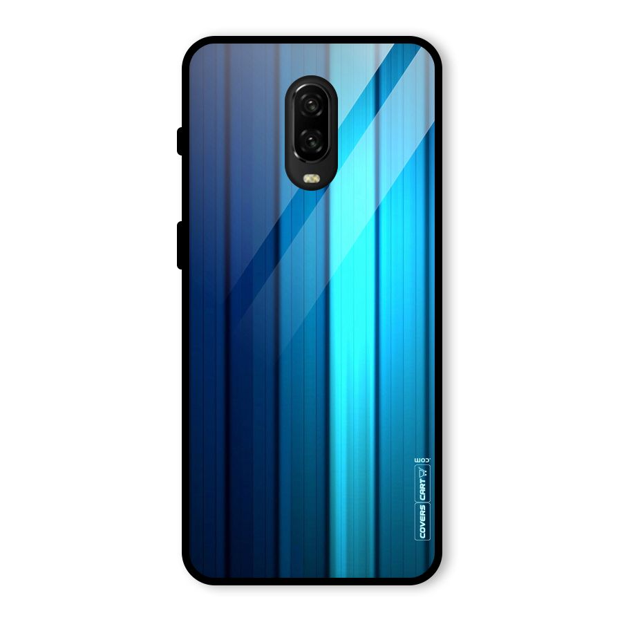 Blue Hues Glass Back Case for OnePlus 6T