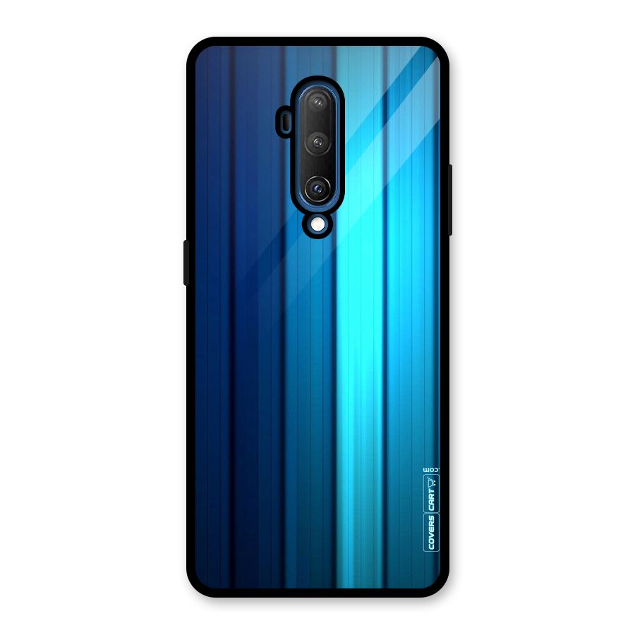 Blue Hues Glass Back Case for OnePlus 7T Pro
