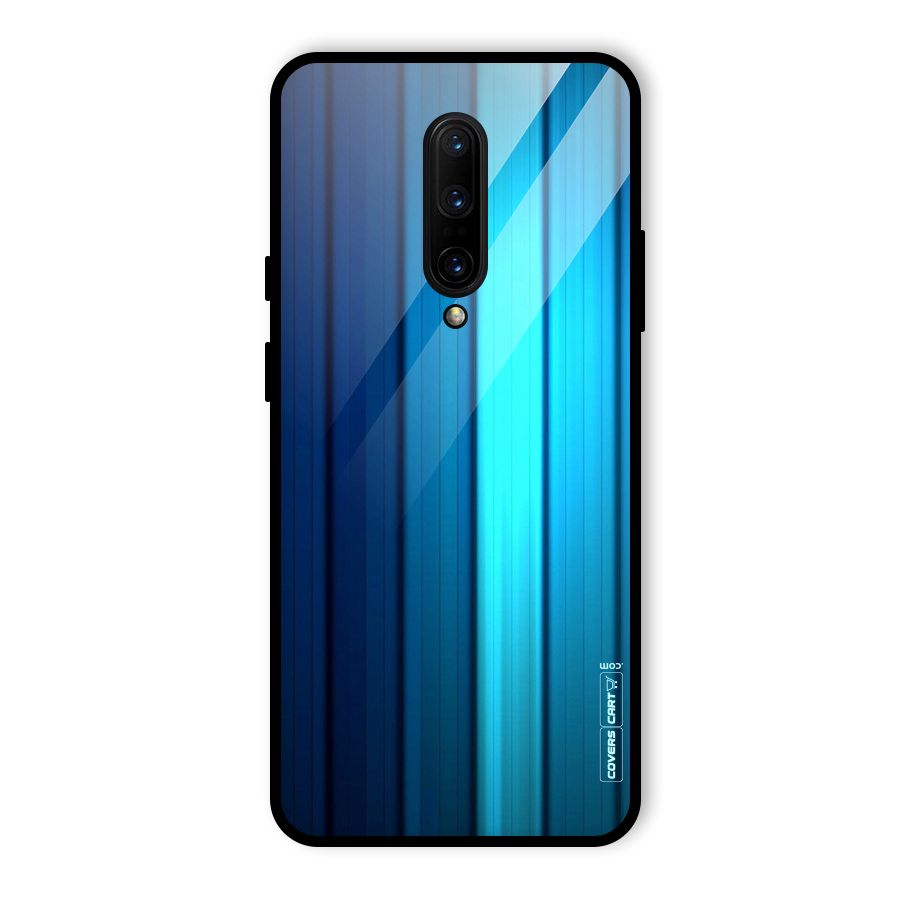 Blue Hues Glass Back Case for OnePlus 7 Pro