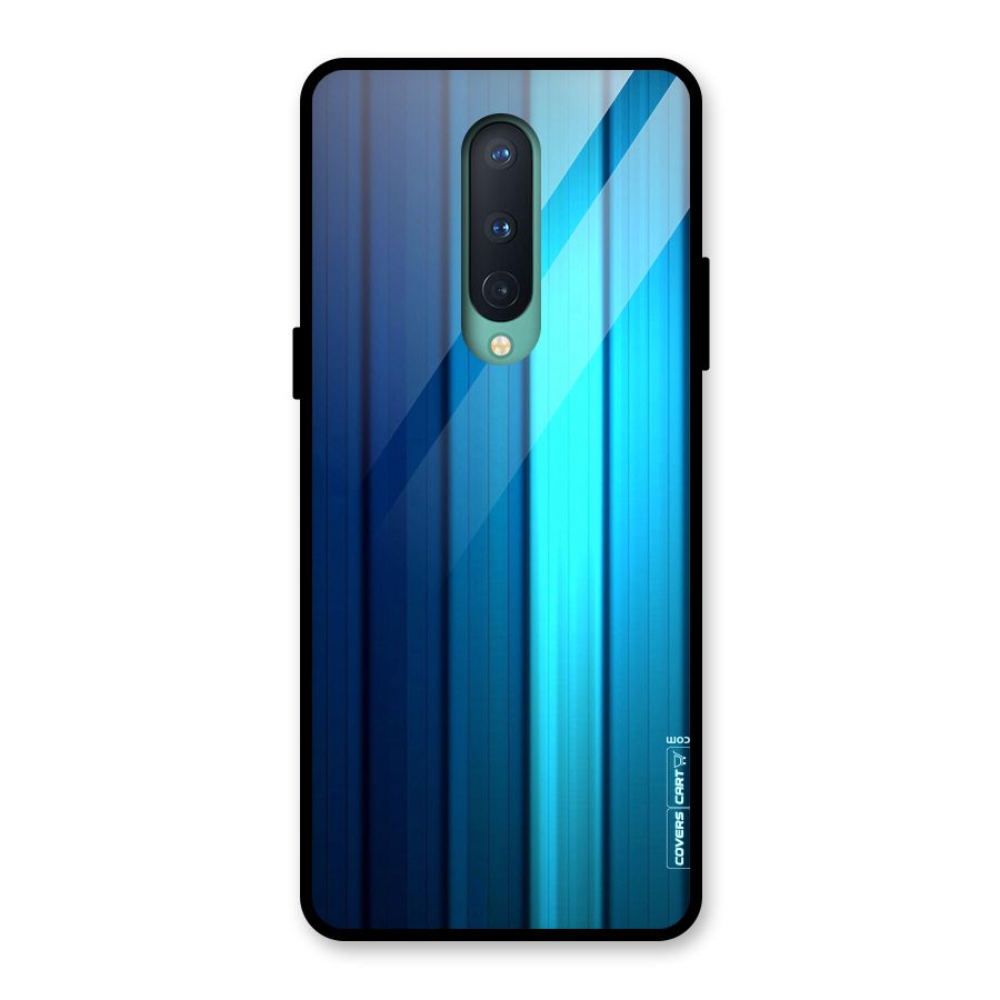 Blue Hues Glass Back Case for OnePlus 8