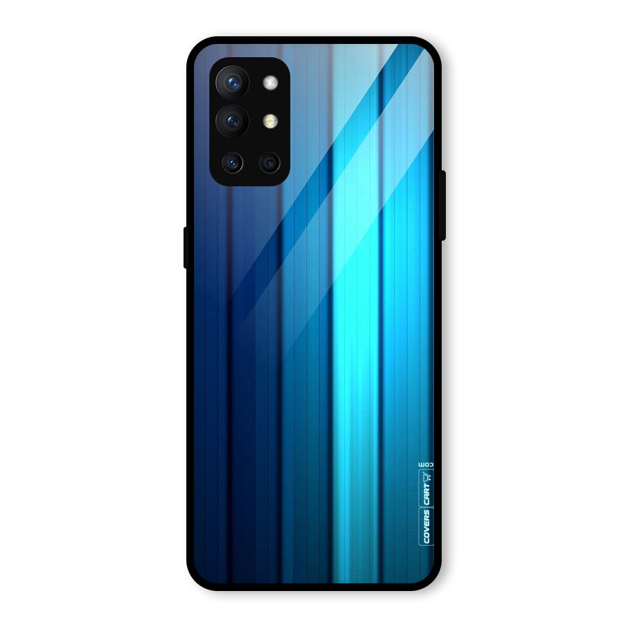Blue Hues Glass Back Case for OnePlus 9R