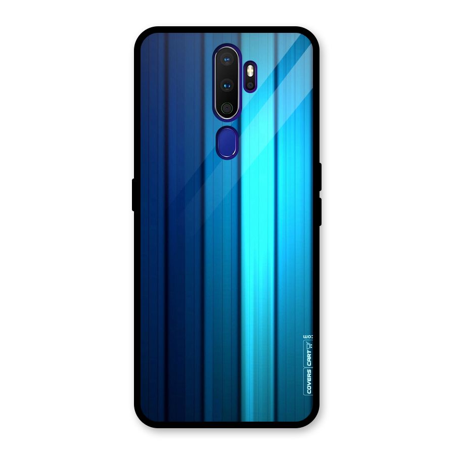 Blue Hues Glass Back Case for Oppo A9 (2020)
