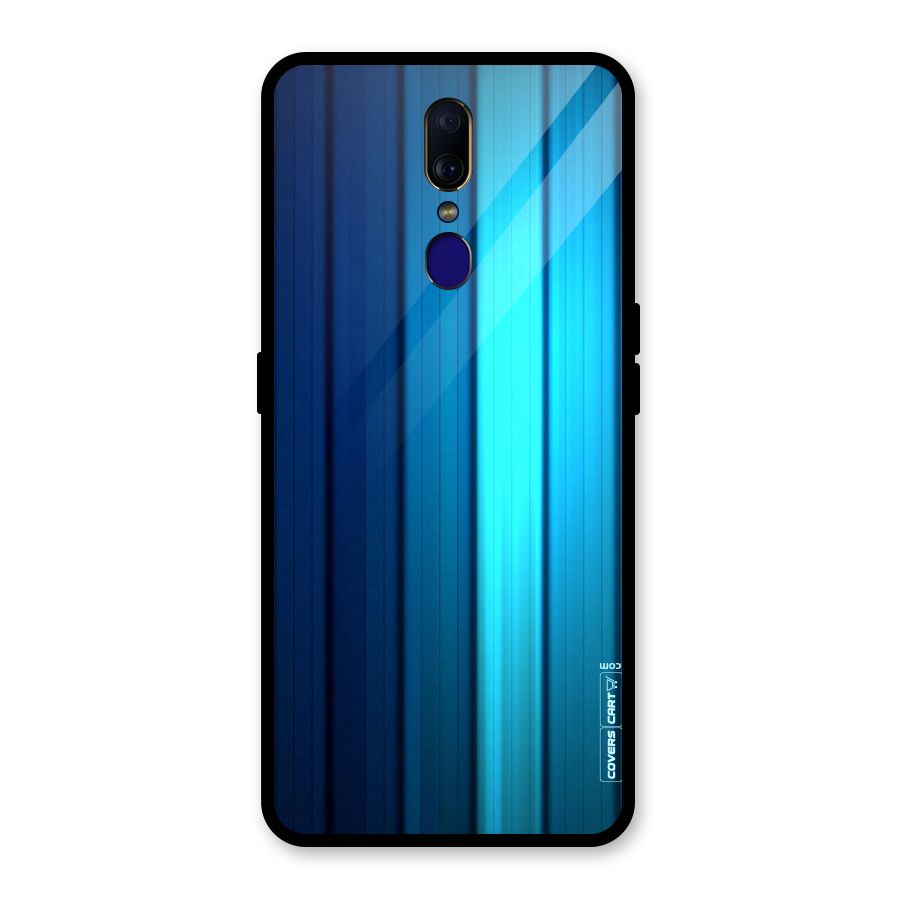 Blue Hues Glass Back Case for Oppo F11