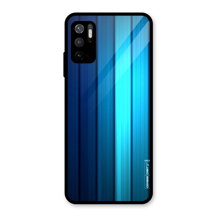 Blue Hues Glass Back Case for Poco M3 Pro 5G