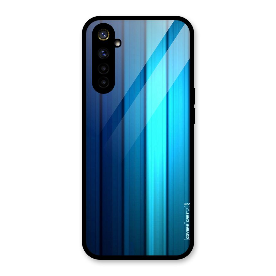 Blue Hues Glass Back Case for Realme 6