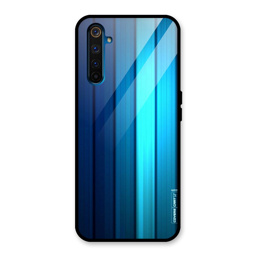Blue Hues Glass Back Case for Realme 6 Pro