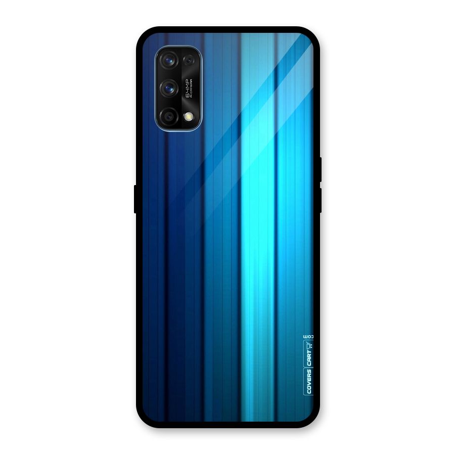 Blue Hues Glass Back Case for Realme 7 Pro