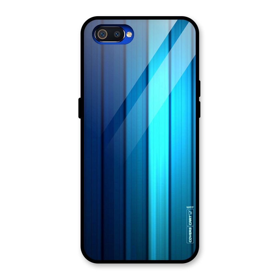 Blue Hues Glass Back Case for Realme C2
