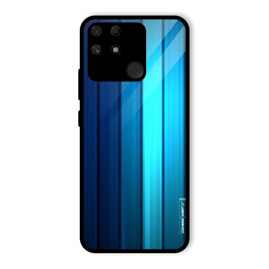 Blue Hues Glass Back Case for Realme Narzo 50A
