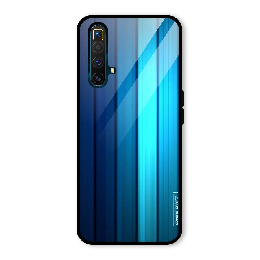 Blue Hues Glass Back Case for Realme X3